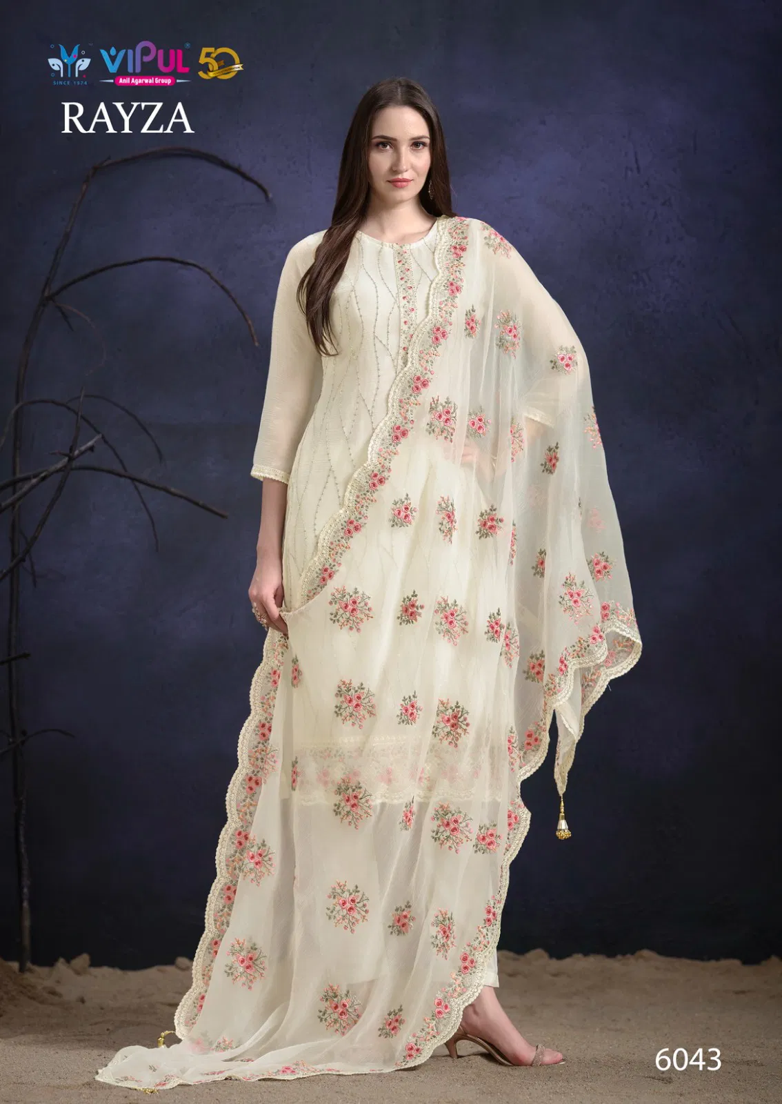Rayza By Vipul Organza Chiffon Designer Salwar Kameez Wholesale Price In Surat